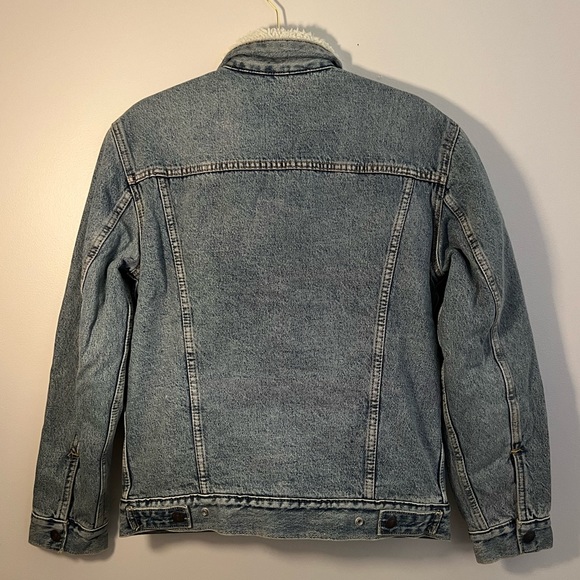 Levi’s Premium Type III Sherpa Lined Trucker Jean Jacket NWT - Picture 5 of 12